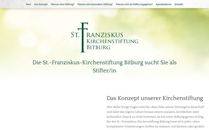 Screenshot of kirchenstiftung-bitburg.de