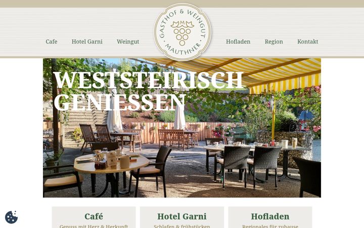 Screenshot of kirchenwirt-wies.at