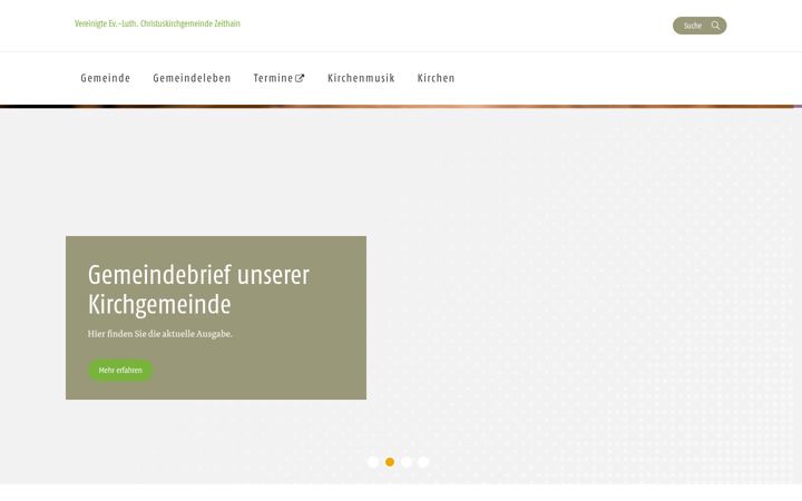Screenshot of kirchgemeinde-zeithain.de