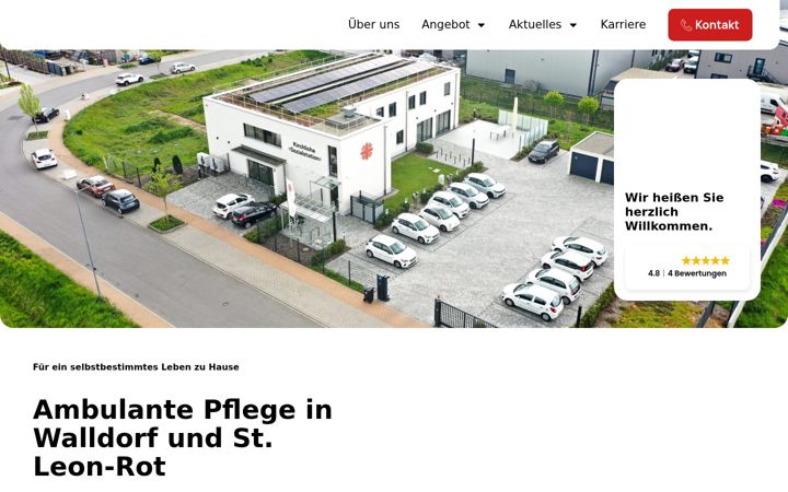 Screenshot of kirchliche-sozialstation-sst.de