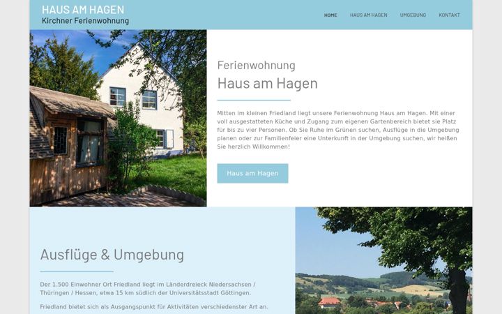 Screenshot of kirchner-ferienwohnung.com