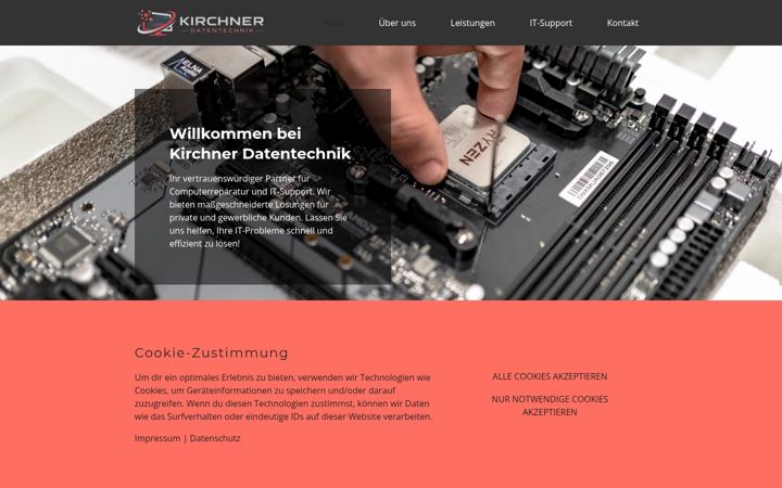 Screenshot of kirchner.de