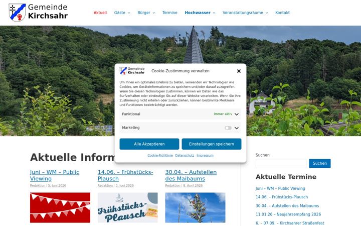 Screenshot of kirchsahr.de