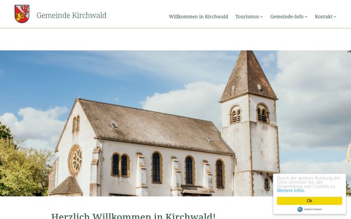 Screenshot of kirchwald.de