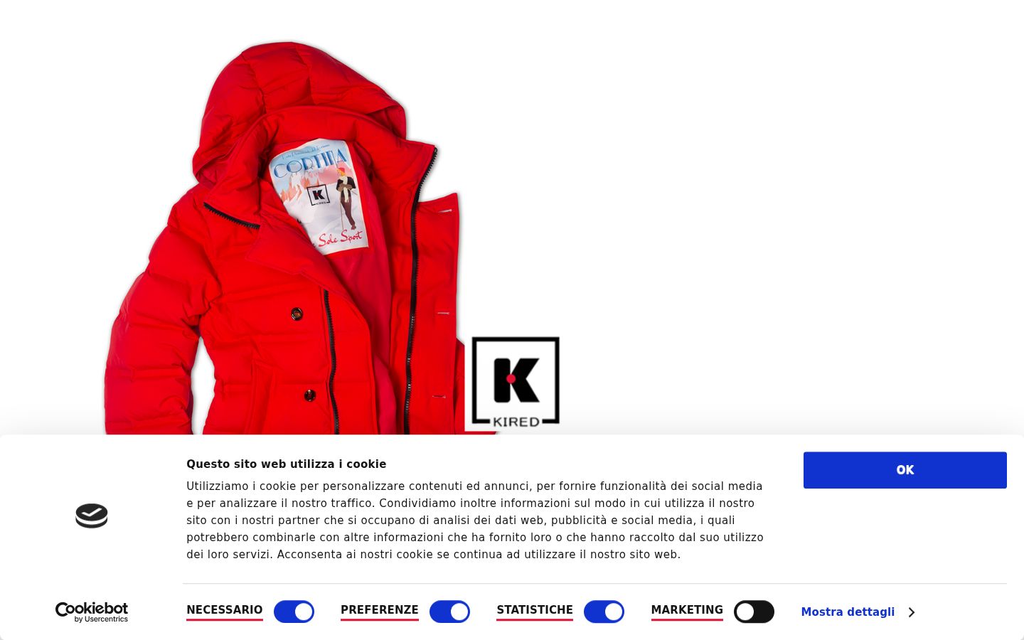 Ekrānuzņēmums ar piekrišanas baneri, kas tika rādīts pirms jebkādas mijiedarbības