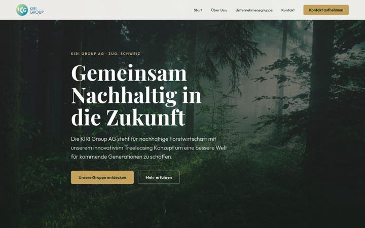 Screenshot of kiri-group.ch
