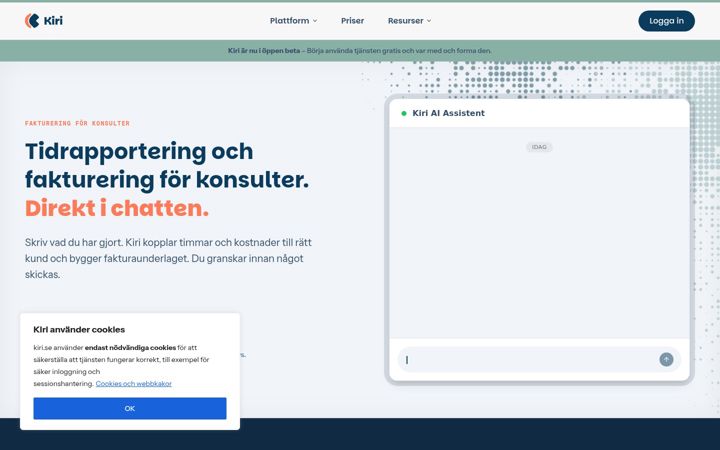 Screenshot of kiri.se