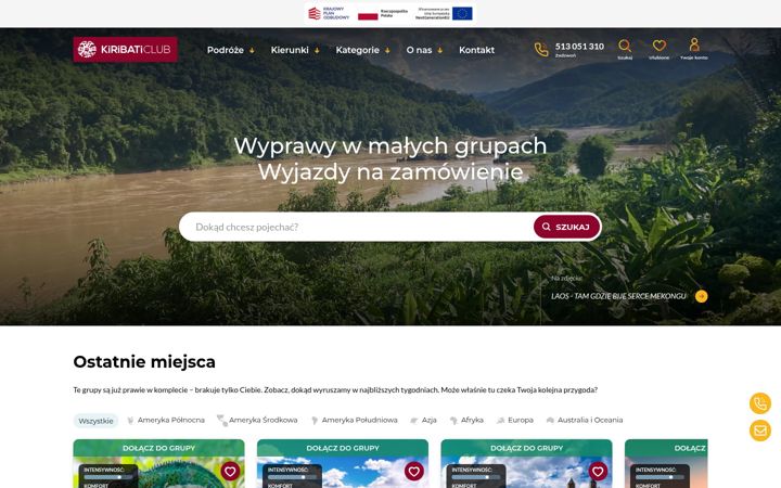 Snímek obrazovky kiribaticlub.com.pl