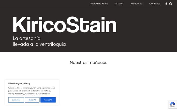 Screenshot of kiricostain.com