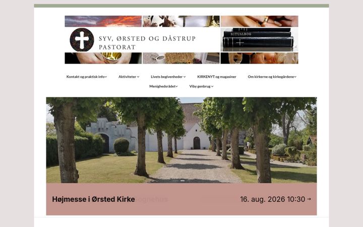 Screenshot of kirkervedviby.dk