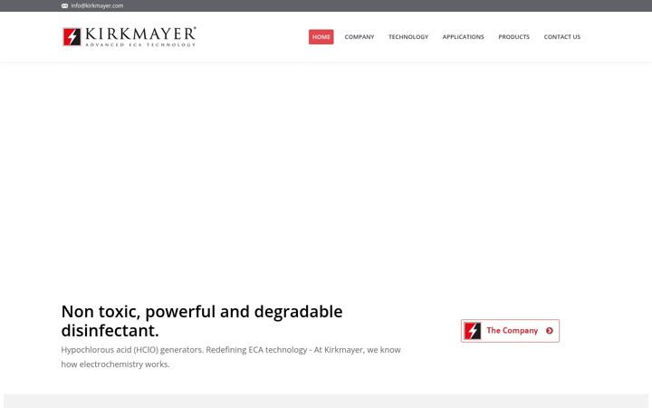 Screenshot of kirkmayer.com