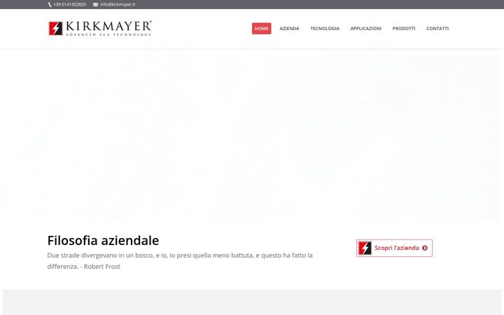 Screenshot of kirkmayer.it