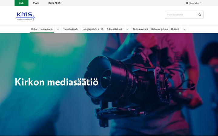 Captura de ecrã de kirkonmediasaatio.fi