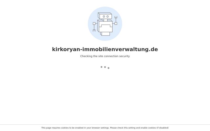Screenshot of kirkoryan-immobilienverwaltung.de