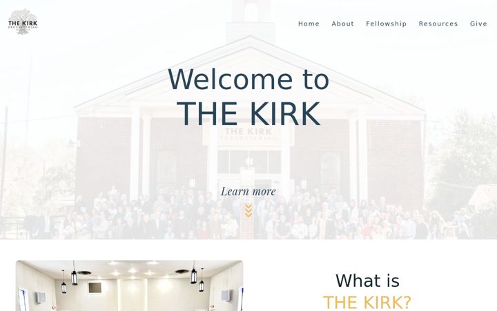 Screenshot of kirkpca.org