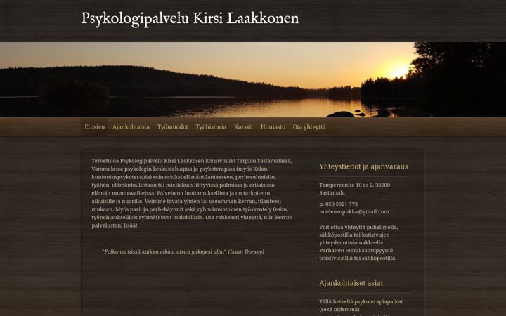 Screenshot of kirla.fi