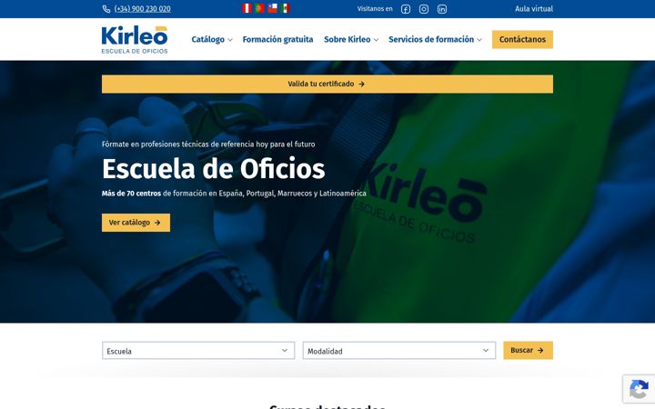 Screenshot of kirleo.com