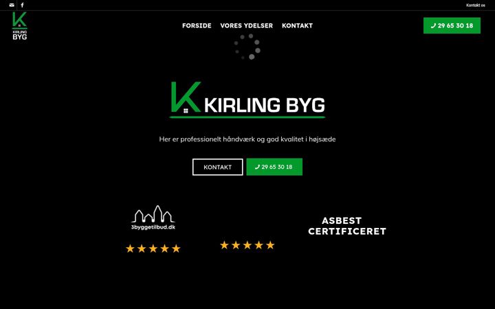 Screenshot of kirlingbyg.dk