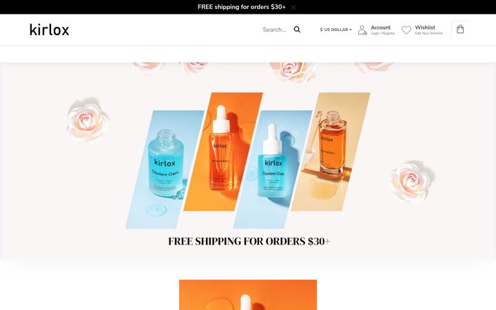 Screenshot of kirlox.com