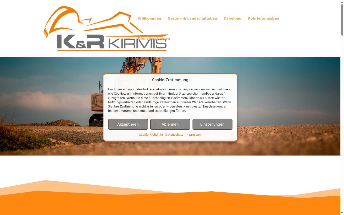 Screenshot tal-banner tal-kunsens muri qabel kwalunkwe interazzjoni