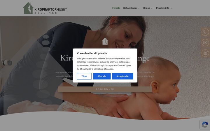 Screenshot of kirobellinge.dk