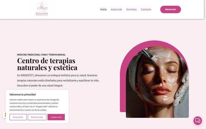 Screenshot of kiroestet.com