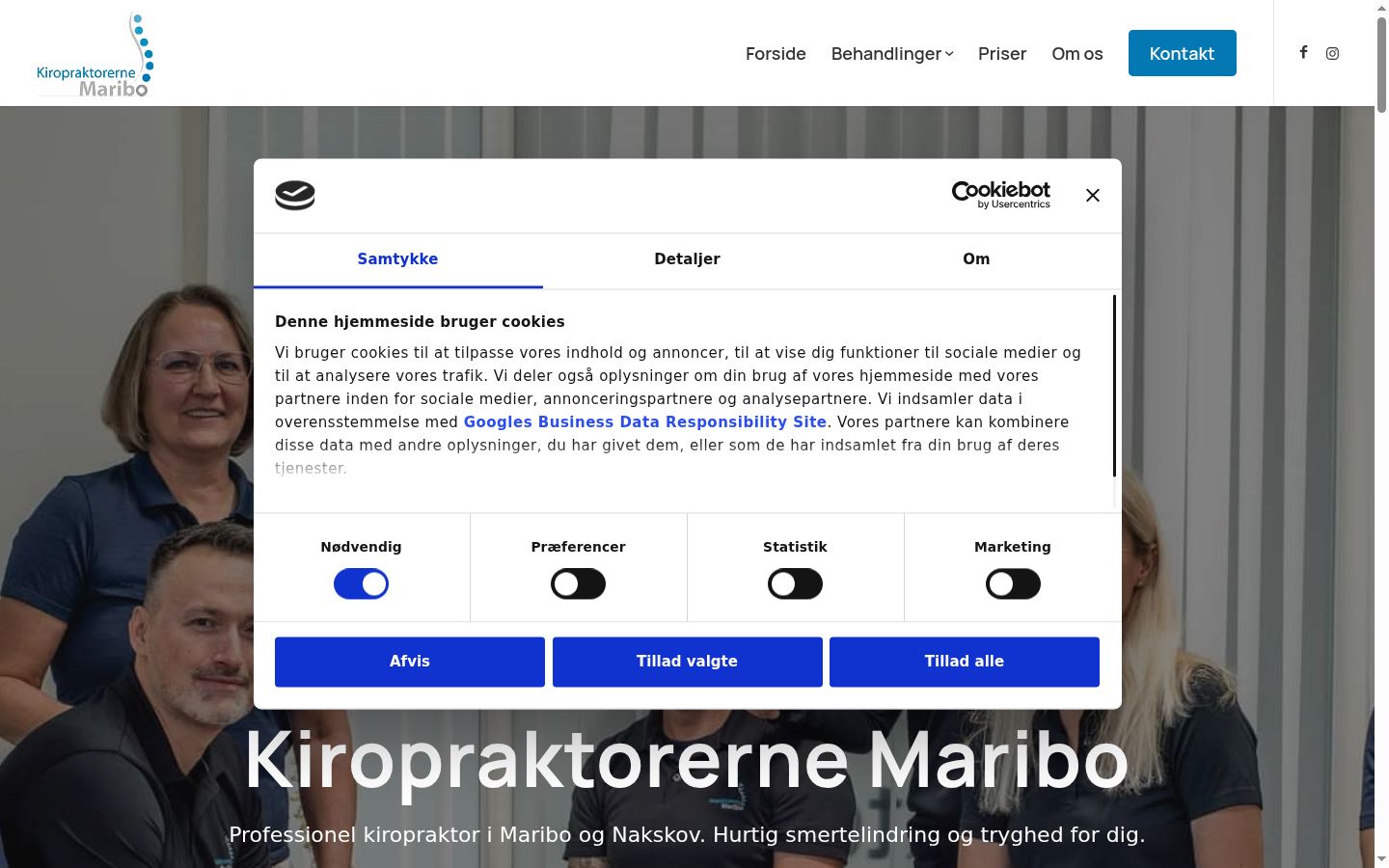 Képernyőkép a bármilyen interakció előtt megjelenő hozzájárulási bannerről