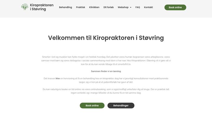 Screenshot of kirostoevring.dk