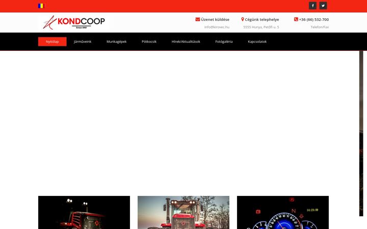 Screenshot of kirovetz.hu