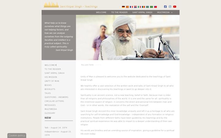 Screenshot of kirpalsingh-teachings.org