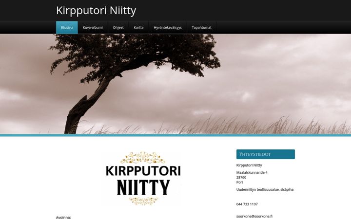 Screenshot of kirpputoriniitty.fi