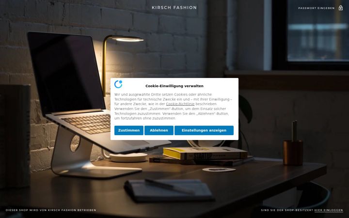Screenshot of kirsch-fashion.de