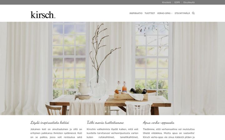 Screenshot of kirsch.fi