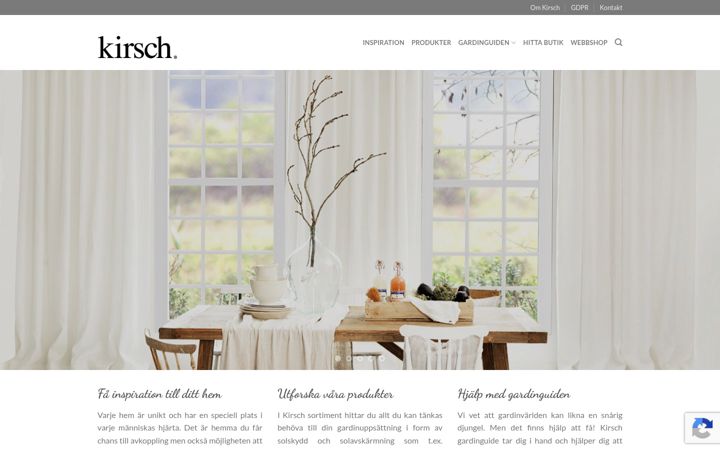 Screenshot of kirsch.se