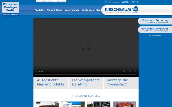 Screenshot of kirschbaum-koeln.de