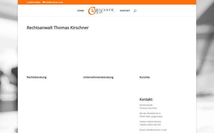 Screenshot of kirschner-co.de