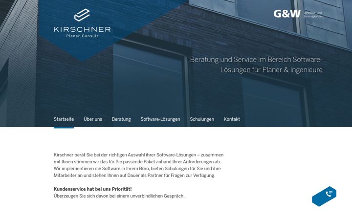 Screenshot of kirschner-planer-consult.de