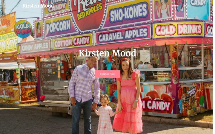 Screenshot of kirstenmood.com