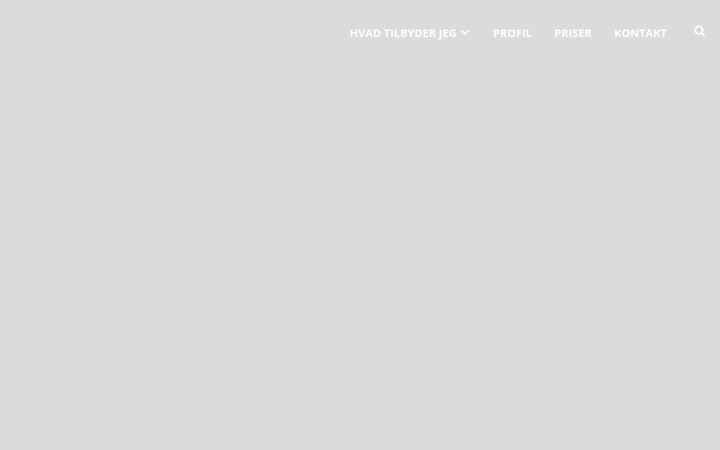 Screenshot of kirstinenielsen.dk