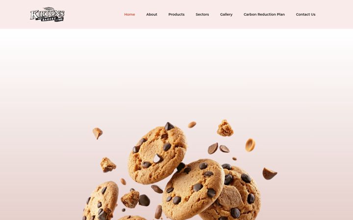 Screenshot of kirtonsbakery.co.uk