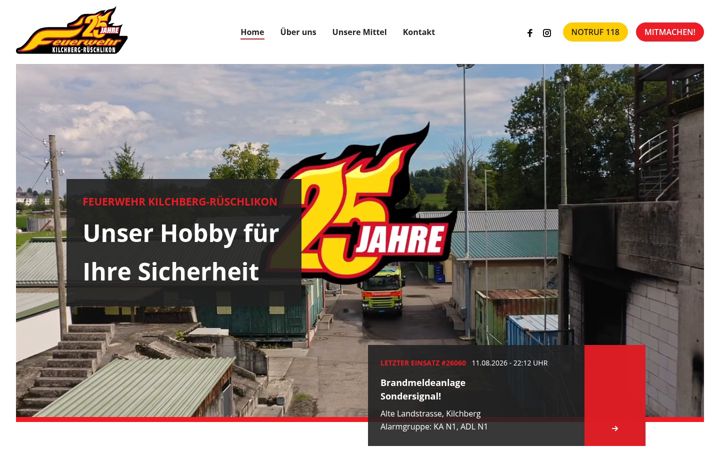 Screenshot of kirue.ch