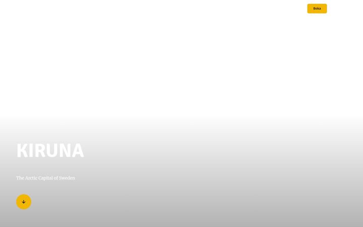 Screenshot of kirunalapland.se