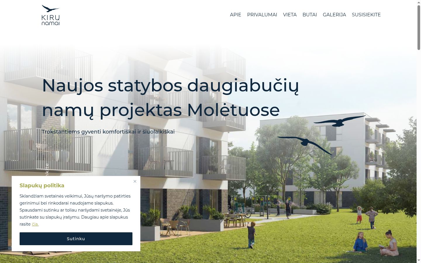 Kuvakaappaus suostumusbannerista, joka näytettiin ennen mitään vuorovaikutusta