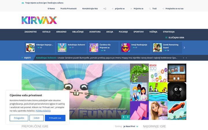 Screenshot of kirvax.com