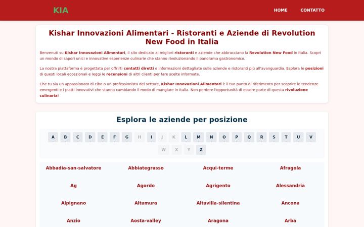 Screenshot of kishar.eu
