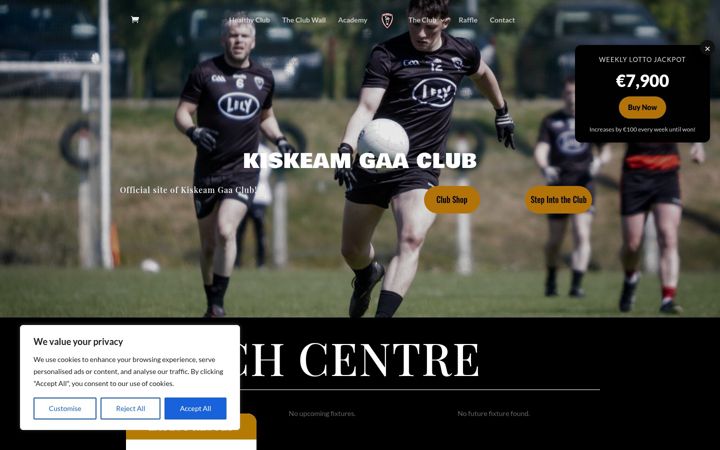 Screenshot of kiskeamgaaclub.com