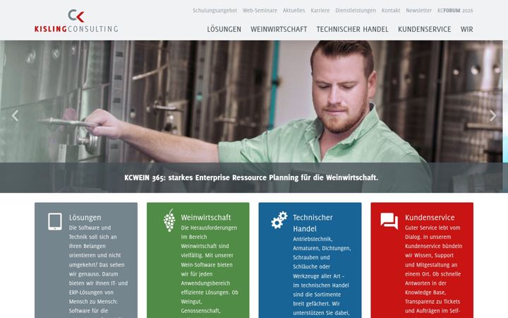 Screenshot of kisling-consulting.de