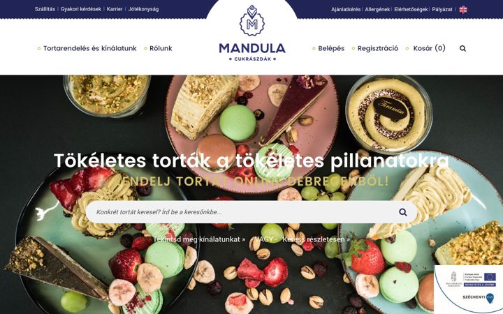 Screenshot of kismandula.hu