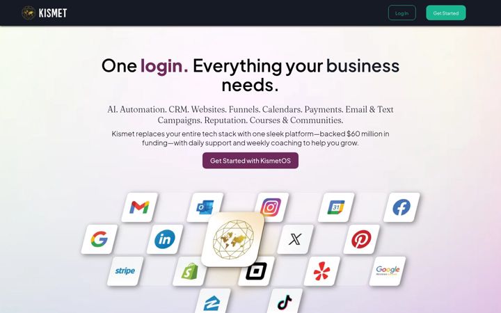 Screenshot of kismetcreator.com