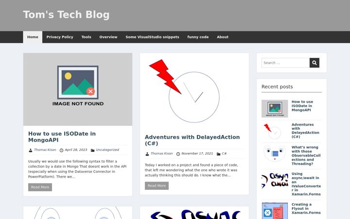Screenshot of kison.info